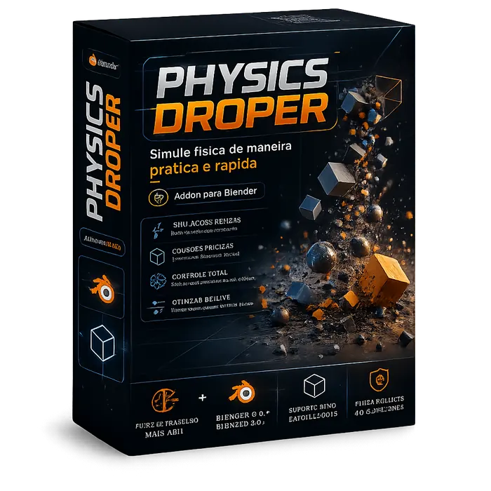Addon Physics Dropper para Blender